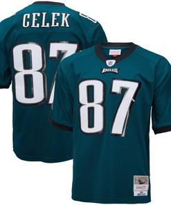 Brent Celek Philadelphia Eagles Mitchell & Ness 2009 Legacy Replica Jersey - Midnight Green Nfl