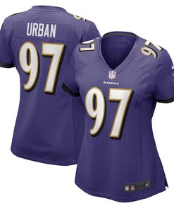 Brent Urban 97 Baltimore Ravens Women's Game Player Jersey - Purple