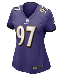 Brent Urban 97 Baltimore Ravens Women's Game Player Jersey - Purple