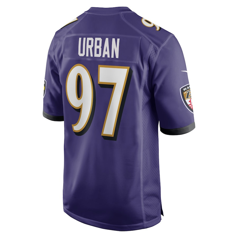 Brent Urban Baltimore Ravens Game Player Jersey - Purple