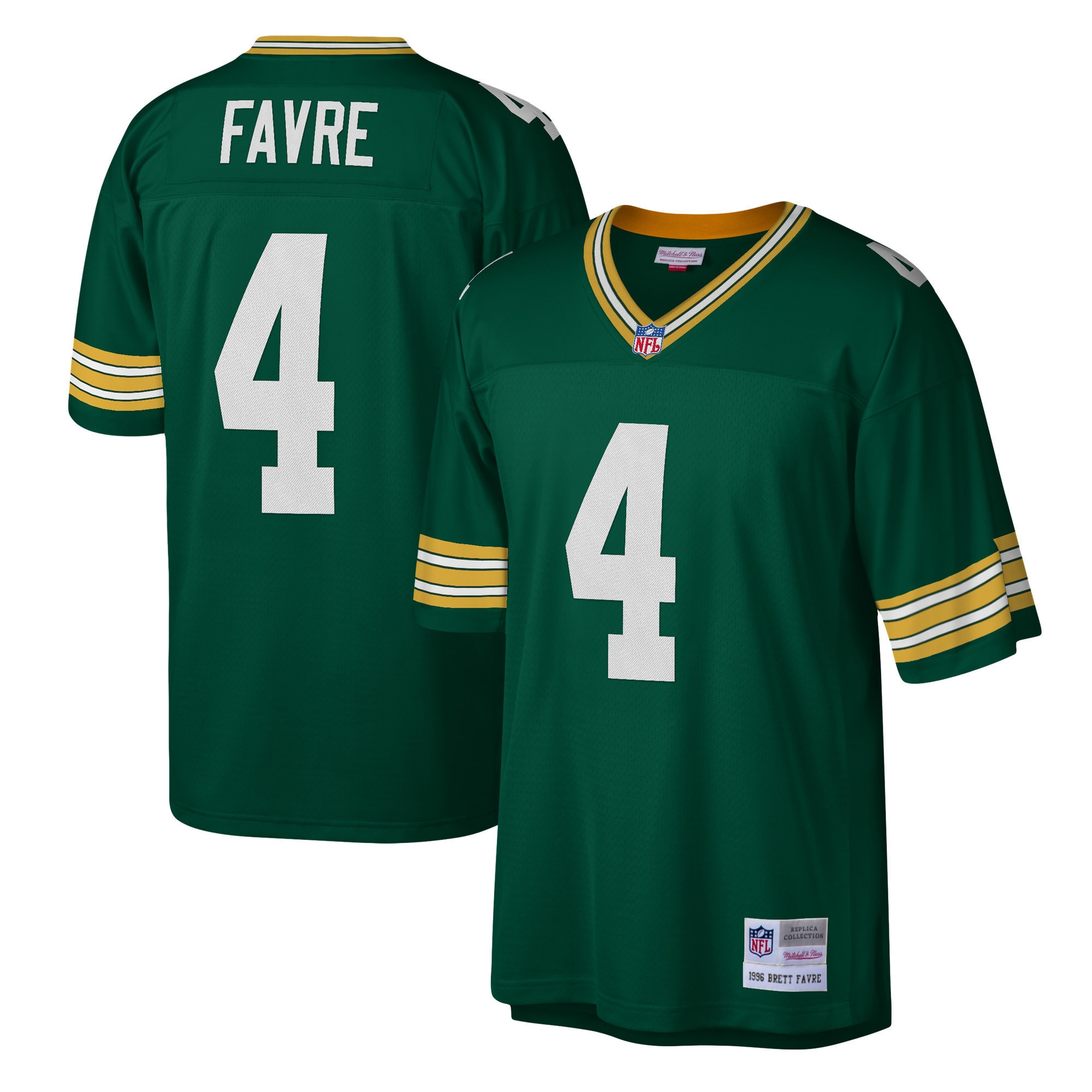 Brett Favre Green Bay Packers Mitchell & Ness 1996 Legacy Replica Jersey - Green Nfl