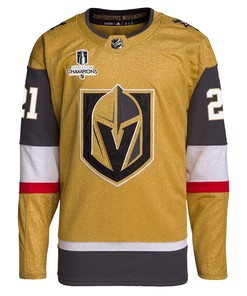 Brett Howden 21 Vegas Golden Knights Stanley Cup 2023 Champions Patch Home Breakaway Men Jersey - Gold