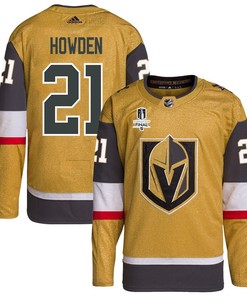 Brett Howden 21 Vegas Golden Knights Stanley Cup 2023 Final Patch Home Breakaway Men Jersey - Gold