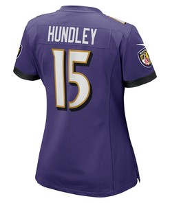 Brett Hundley Baltimore Ravens Women's Player Game Jersey - Purple