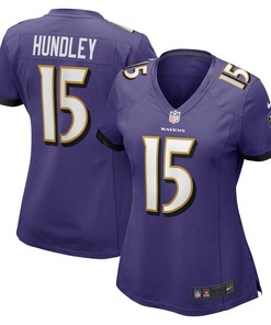 Brett Hundley Baltimore Ravens Womens Player Game Jersey - Purple Nfl