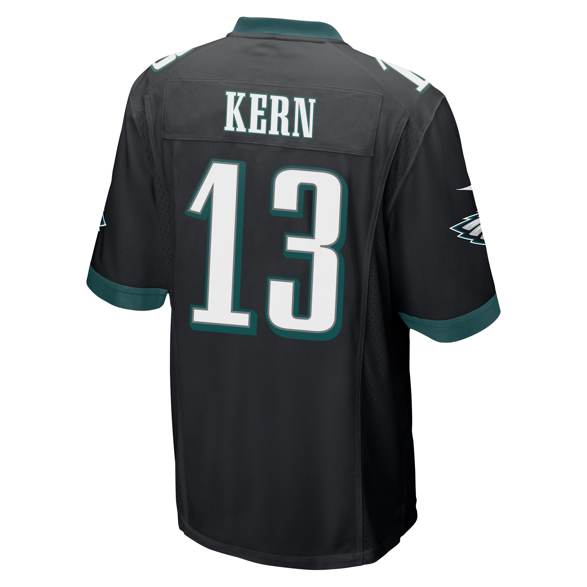 Brett Kern 13 Philadelphia Eagles Super Bowl LVII Champions Men Game Jersey - Black