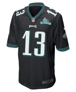 Brett Kern 13 Philadelphia Eagles Super Bowl LVII Champions Men Game Jersey - Black