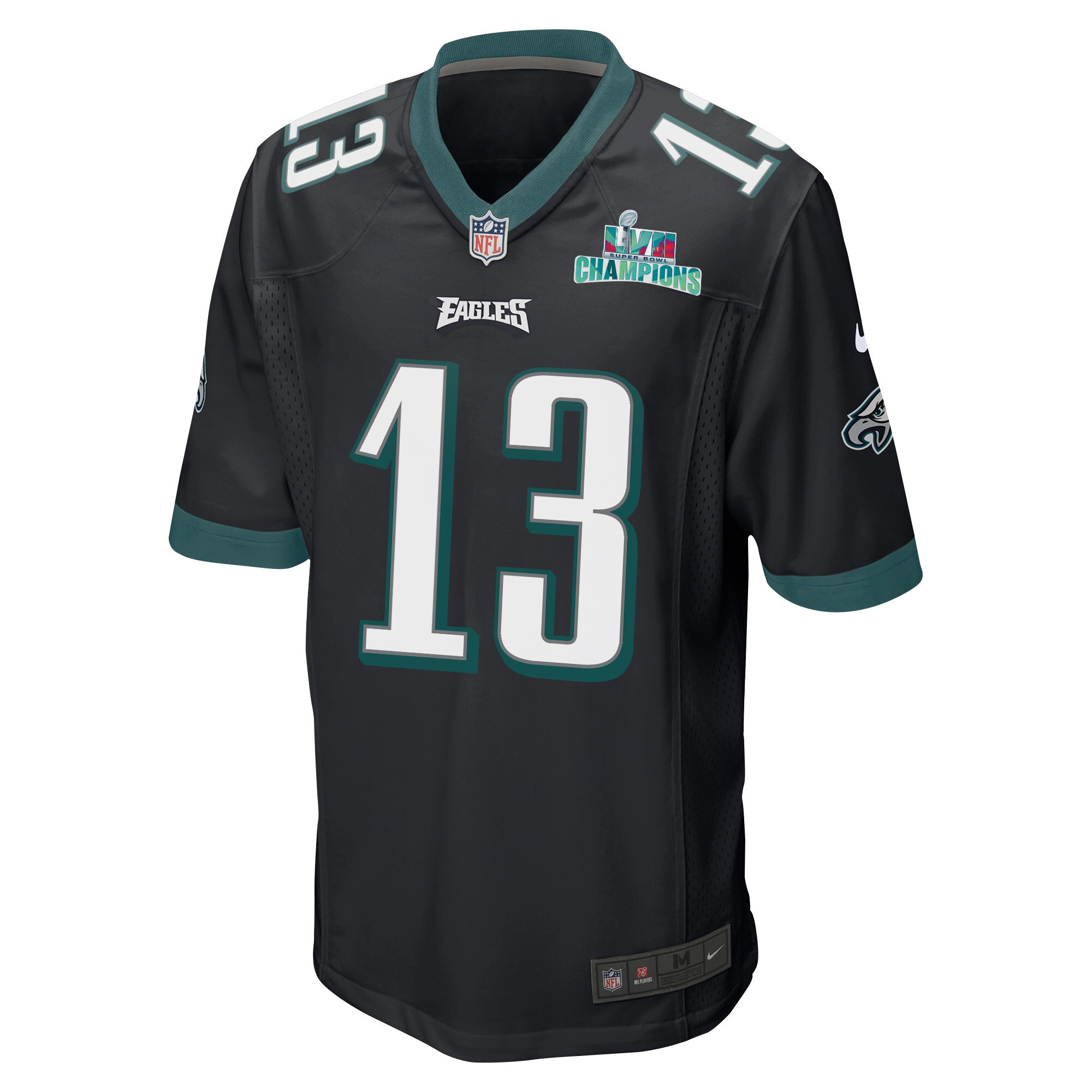 Brett Kern 13 Philadelphia Eagles Super Bowl LVII Champions Men Game Jersey - Black