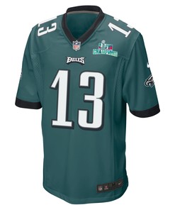 Brett Kern 13 Philadelphia Eagles Super Bowl LVII Champions Men Game Jersey - Midnight Green
