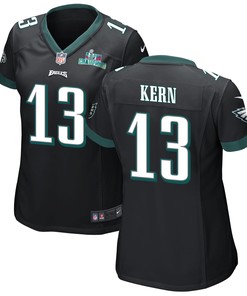 Brett Kern 13 Philadelphia Eagles Super Bowl LVII Champions Women Game Jersey - Black