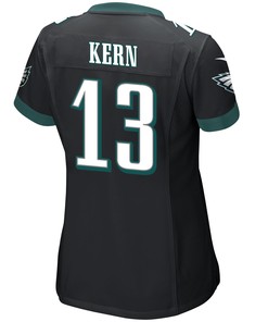 Brett Kern 13 Philadelphia Eagles Super Bowl LVII Champions Women Game Jersey - Black