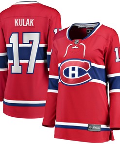 Brett Kulak Montreal Canadiens Fanatics Branded Womens Home Breakaway Player Jersey - Red Nhl