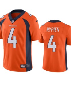 Brett Rypien Denver Broncos Orange Vapor Limited Jersey