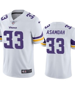 Brian Asamoah 33 Minnesota Vikings White Vapor Limited Jersey