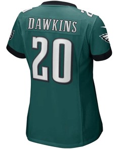 Brian Dawkins 20 Philadelphia Eagles Women's Game Retired Player Jersey - Midnight Green