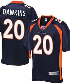 Brian Dawkins Denver Broncos Nfl Pro Line Retired Player Jersey - Navy Nfl