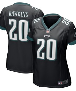 Brian Dawkins Philadelphia Eagles Womens Retired Player Jersey - Black Nfl