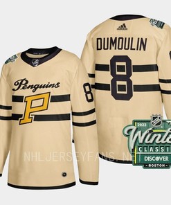 Brian Dumoulin 8 Pittsburgh Penguins 2023 Winter Classic Cream Jersey
