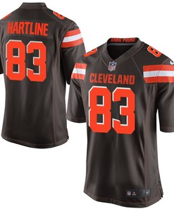 Brian Hartline Cleveland Browns Nike Game Jersey - Brown