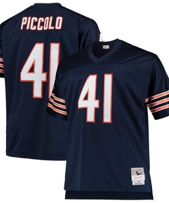 Brian Piccolo Chicago Bears Mitchell & Ness Big & Tall 1969 Retired Player Replica Jersey - Navy