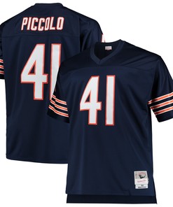 Brian Piccolo Chicago Bears Mitchell & Ness Big & Tall 1969 Retired Player Replica Jersey - Navy Nfl