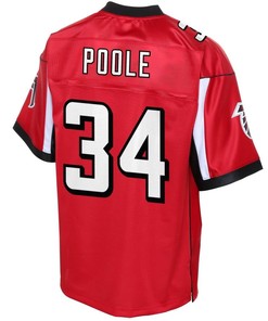 Brian Poole Atlanta Falcons Nfl Pro Line Player Jersey - Red