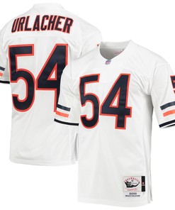 Brian Urlacher Chicago Bears Mitchell & Ness 2000 Authentic Throwback Retired Player Jersey - White Nfl
