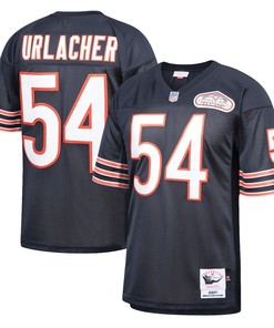 Brian Urlacher Chicago Bears Mitchell & Ness 2001 Authentic Throwback Retired Player Jersey - Navy Nfl