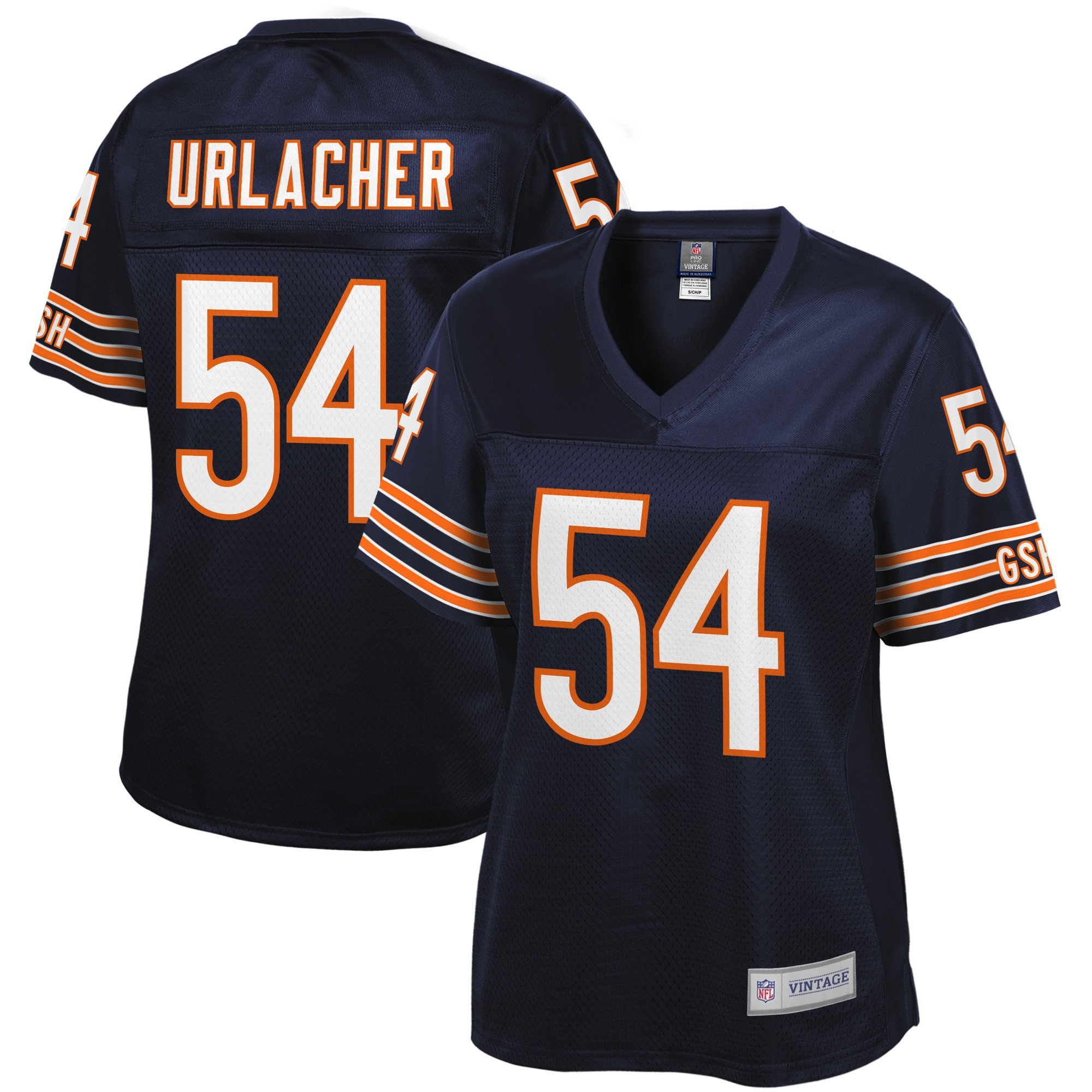 Brian Urlacher Chicago Bears Nfl Pro Line Womens Retired Player Jersey - Navy Nfl