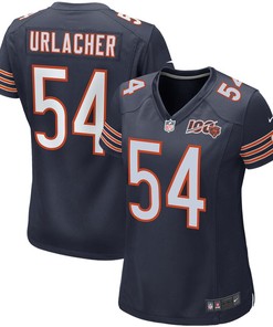 Brian Urlacher Chicago Bears Nike Womens 100th Season Retired Game Jersey - Navy