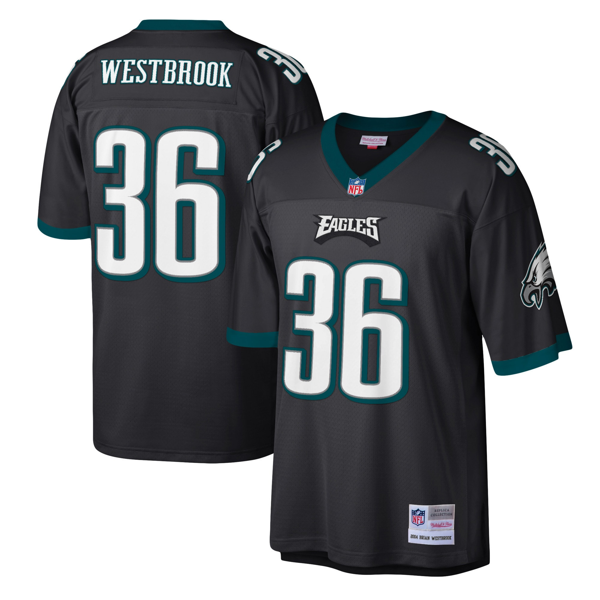 Brian Westbrook Philadelphia Eagles Mitchell & Ness Legacy Replica Jersey - Black Nfl