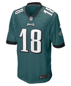Britain Covey 18 Philadelphia Eagles Home Game Player Jersey - Midnight Green