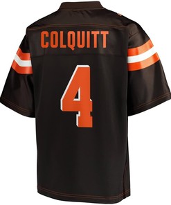 Britton Colquitt Cleveland Browns Nfl Pro Line Player Jersey - Brown