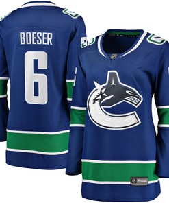 Brock Boeser Vancouver Canucks Fanatics Branded Womens Home Breakaway Jersey - Blue Nhl