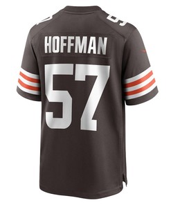 Brock Hoffman Cleveland Browns Game Player Jersey - Brown