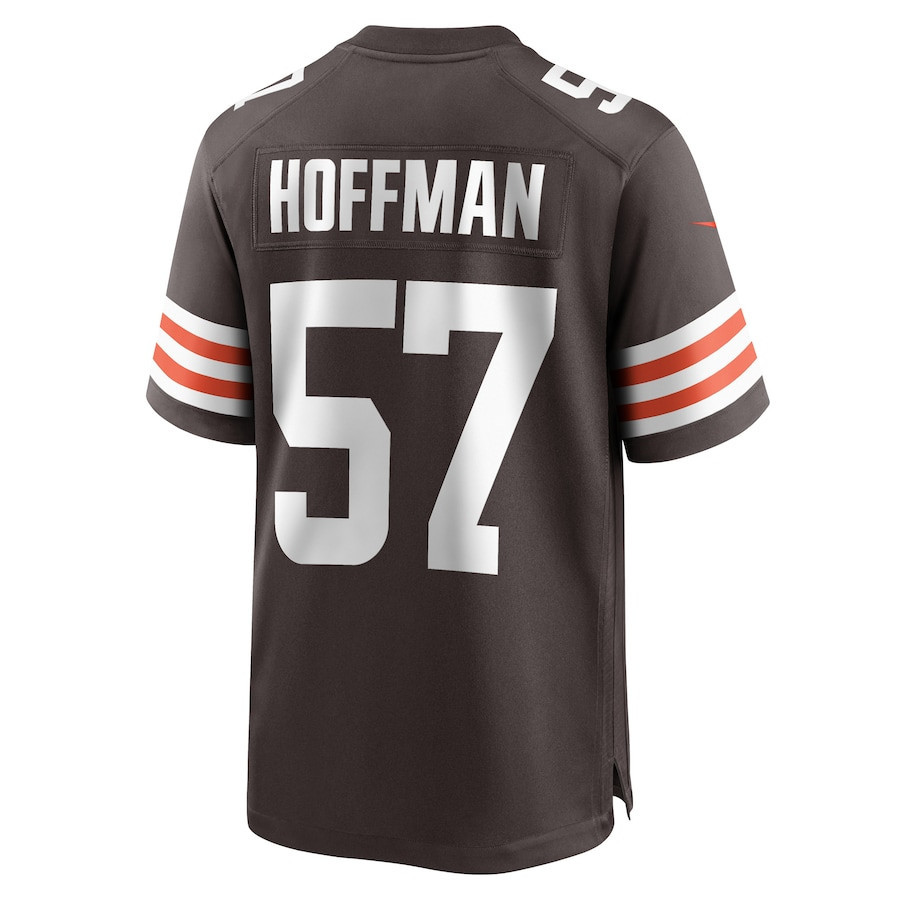 Brock Hoffman Cleveland Browns Game Player Jersey - Brown