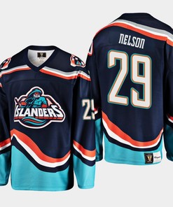 Brock Nelson 29 New York Islanders Navy Reverse Retro 2.0 Jersey 2022-23
