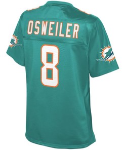 Brock Osweiler Miami Dolphins Nfl Pro Line Womens Team Player Jersey - Aqua