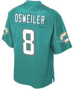 Brock Osweiler Miami Dolphins Nfl Pro Line Youth Player Jersey - Aqua