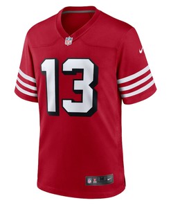 Brock Purdy 13 San Francisco 49ers Alternate Game Player Jersey - Scarlet