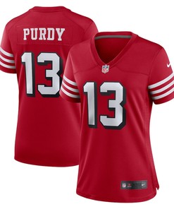 Brock Purdy 13 San Francisco 49ers Women's Alternate Game Player Jersey - Scarlet