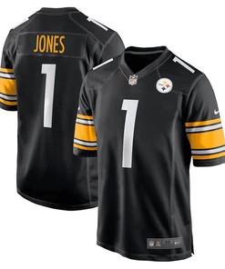 Broderick Jones Pittsburgh Steelers 2023 NFL Draft First Round Pick Game Jersey - Black