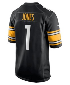 Broderick Jones Pittsburgh Steelers 2023 NFL Draft First Round Pick Game Jersey - Black