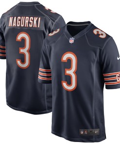 Bronko Nagurski Chicago Bears Game Retired Player Jersey - Navy Nfl