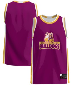 Brooklyn College Bulldogs Basketball Jersey - Maroon Ncaa