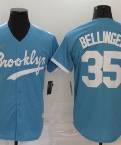 Brooklyn Dodgers Cody Bellinger #35 2020 Mlb Blue Jersey