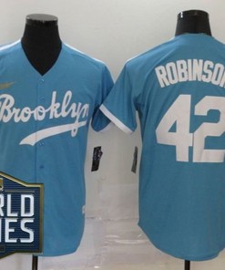 Brooklyn Dodgers Jackie Robinson #42 2020 Mlb Blue Jersey