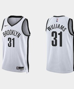 Brooklyn Nets Alondes Williams 31 2022-23 Association Edition White Men Jersey Swingman