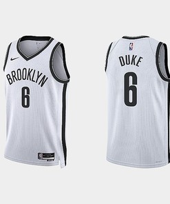 Brooklyn Nets David Duke Jr. 6 2022-23 Association Edition White Men Jersey Swingman