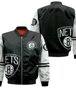 Brooklyn Nets Jersey Bomber Jacket 3D Jersey